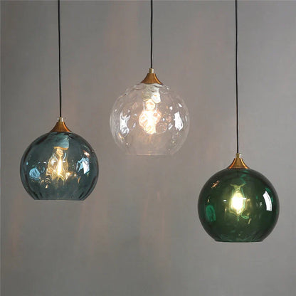 DecorBites™ Glass Ball Pendant LED Chandelier for Bedroom Dining Room Kitchen