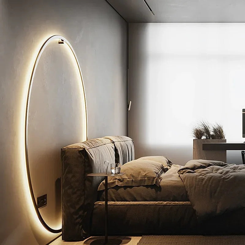DecorBites™ LED Wall Sconce Round Ring Light Fixture - Modern Nordic Design for Home Decor
