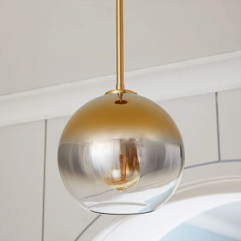 Gradient Nordic Glass Chandelier