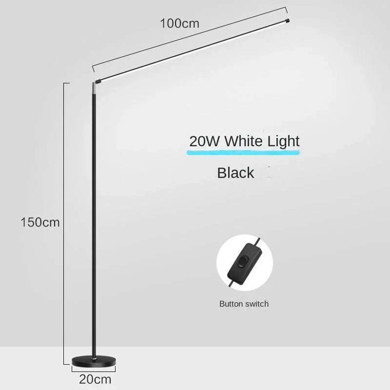 Aluminum Minimalist Floor Lamp