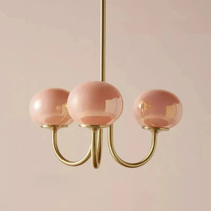 DecorBites™ Cream Pink Bedroom Pendant Light for Cozy Living Spaces