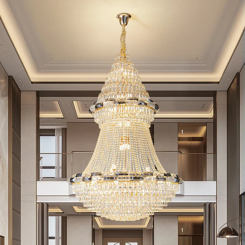 DecorBites™ Light Luxury Crystal Chandelier - Post-modern Bedroom Dining Room Living Room Elegant Design
