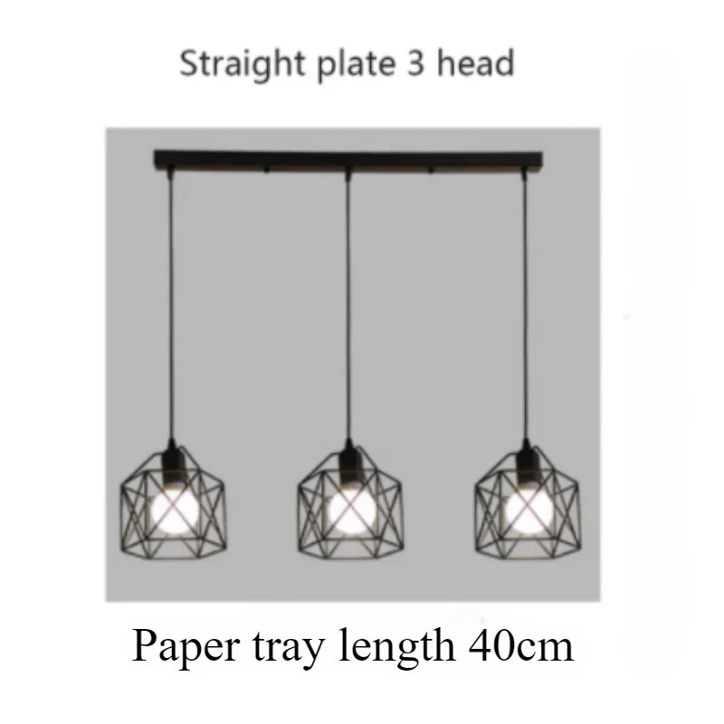 DecorBites™ Chandelier Vintage Nordic Pendant Lamp