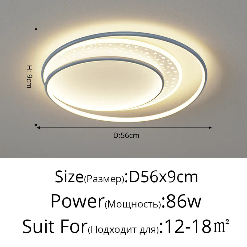 Gold Gray LED Chandelier