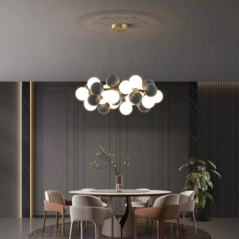 Chrome Linear LED Chandelier