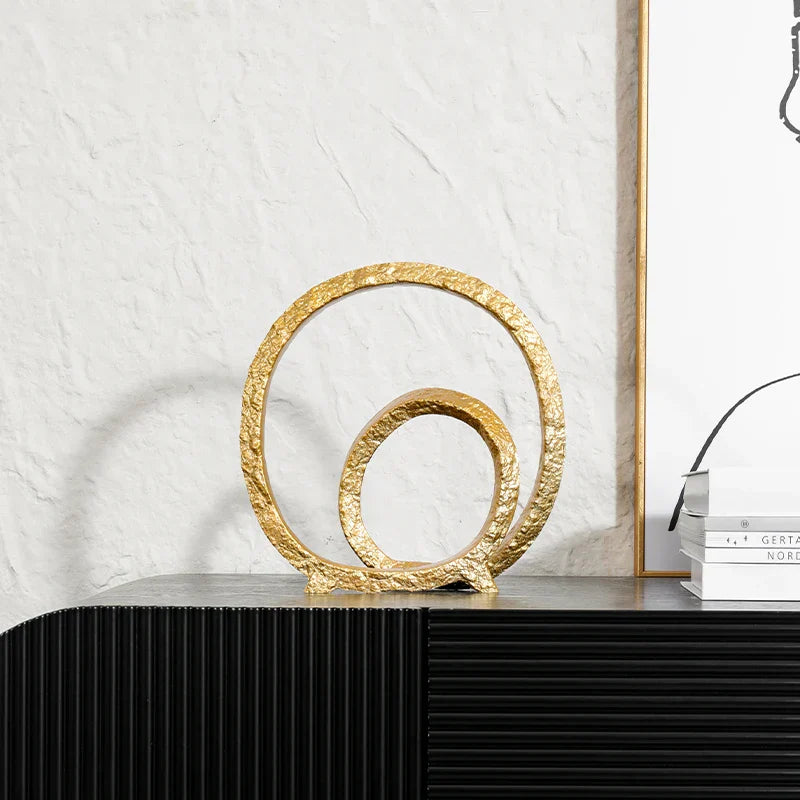 Golden Circle Resin Figurines
