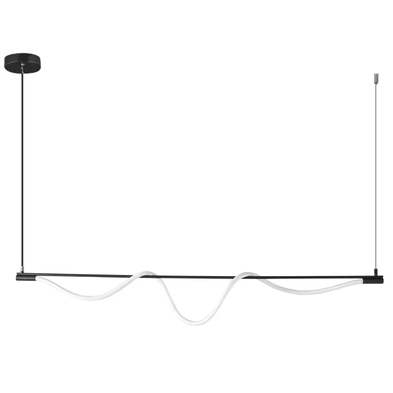 Gold Modern LED Chandelier 120cm Tricolor Light
