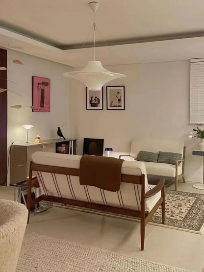 DecorBites™ French Cream Modern Chandelier for Restaurant Bedroom Hotel Villa