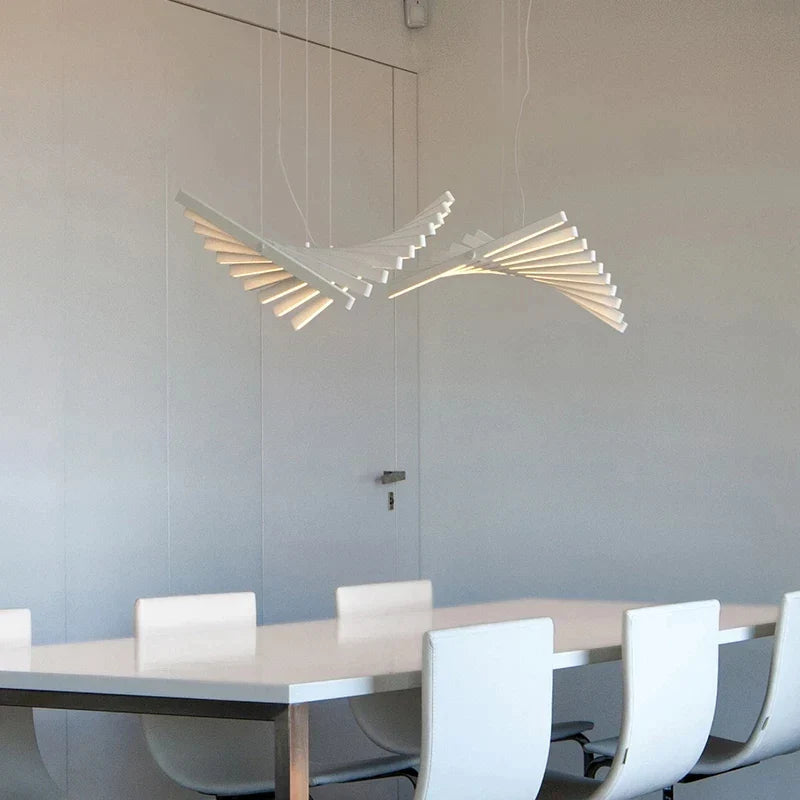 DecorBites™ LED Wave Pendant Chandeliers for Living Dining Room Restaurant