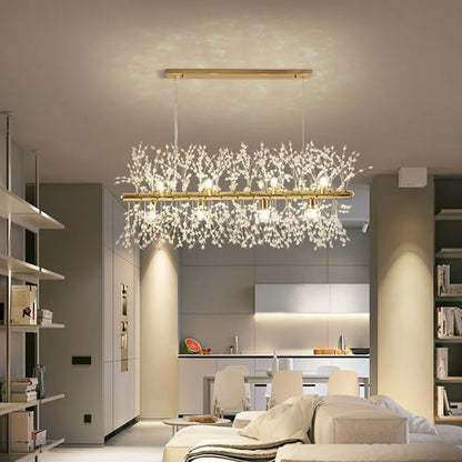 DecorBites™ Dandelion Chandelier LED Hanging Light for Living Room Dining Decoration