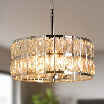 DecorBites™ Crystal LED Pendant Chandelier: Luxury Nordic Design for Kitchen, Dining Room & Bedroom