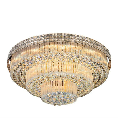 DecorBites™ Crystal LED Chandelier Cake Ceiling Lamp for Living Room Bedroom Kitchen Hotel