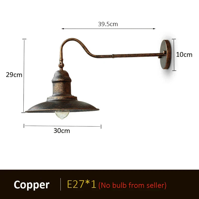 Vintage Outdoor Wall Lamp