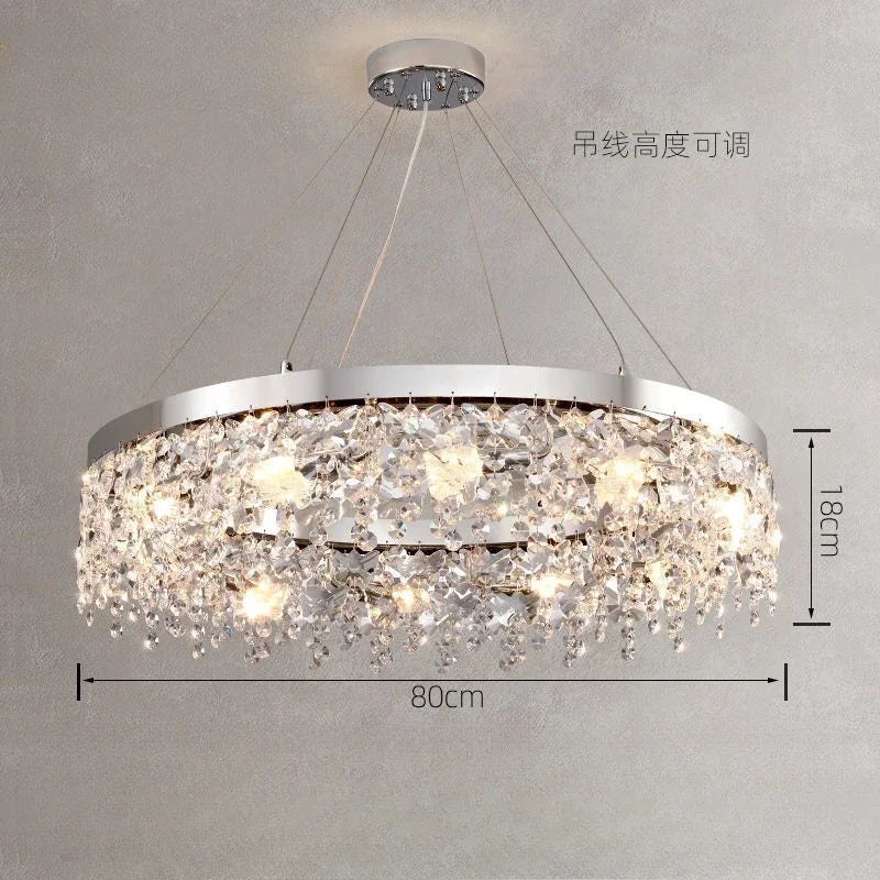 DecorBites™ Crystal Kitchen Ceiling Lights: Luxury Diamond Ceiling Lamp for Home Decor