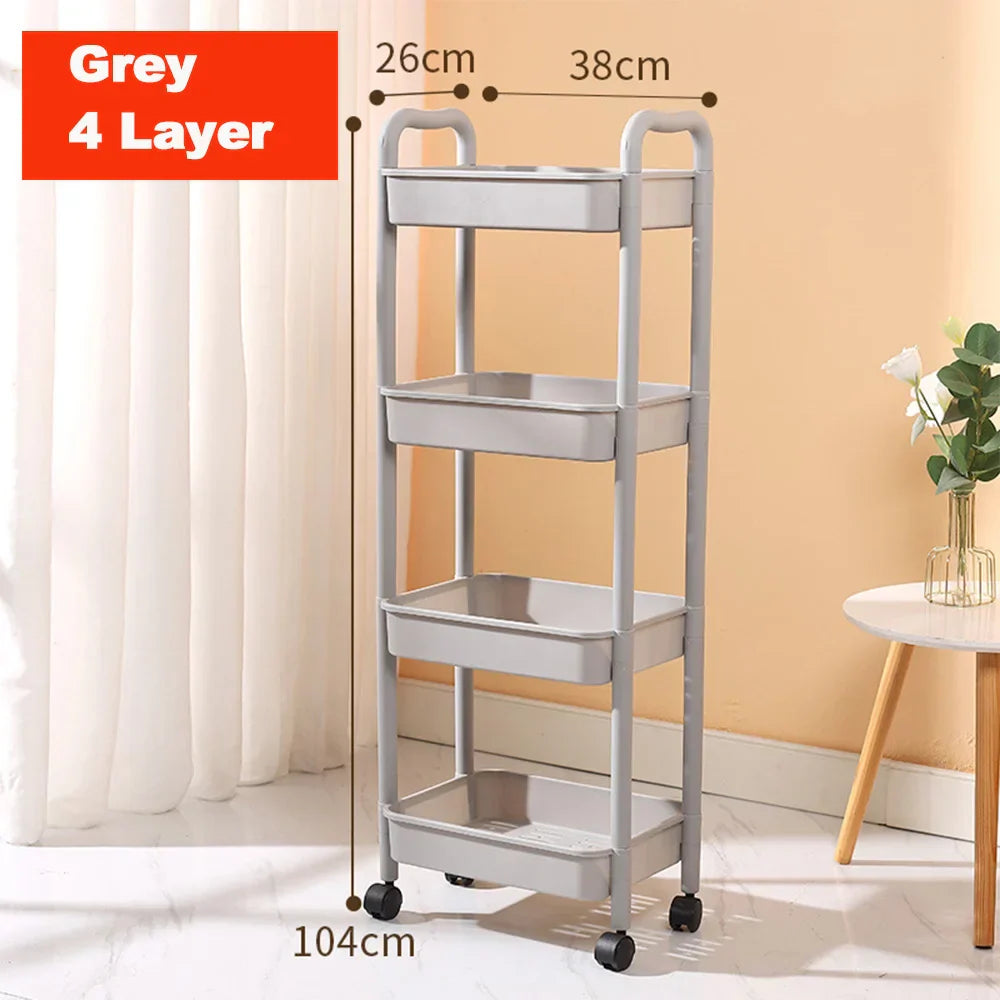 Metal Rolling Storage Cart