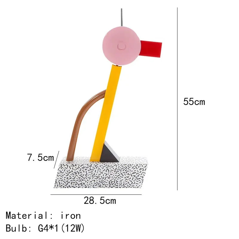 White Nordic LED Table Lamp
