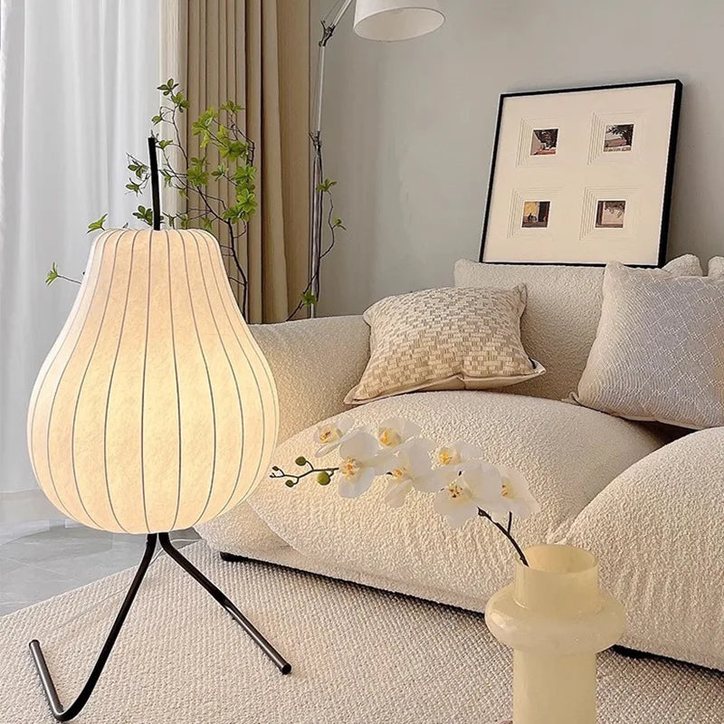Silk Wabi Sabi Floor Lamp