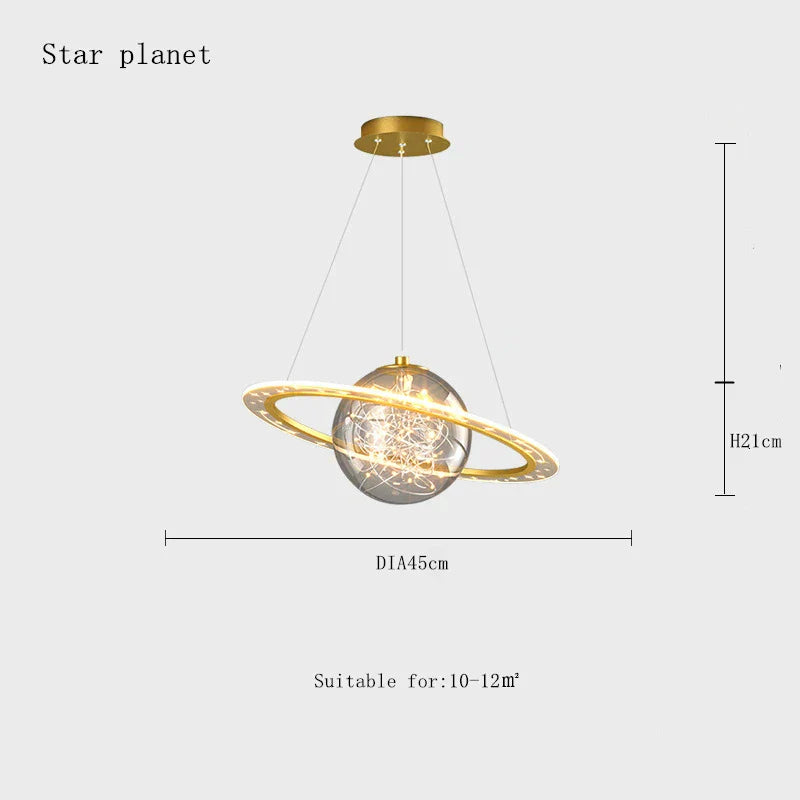 Acrylic Planet Pendant Light