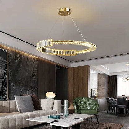 DecorBites™ Crystal LED Chandelier 2025: Elegant Ceiling Light for Home, Hotel & Kitchen