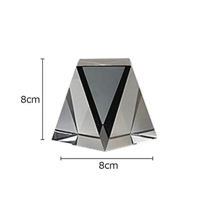 DecorBites™ Geometric Crystal Artwork Polyhedron Sculpture Desk Decoration Modern Home Decor