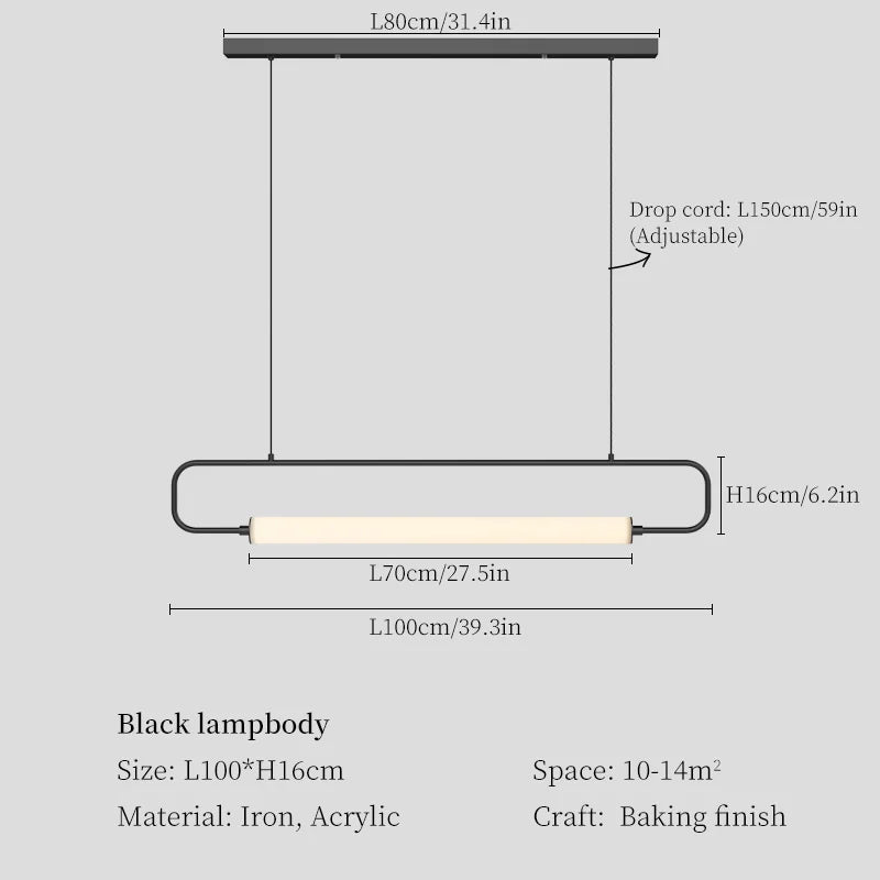 Gold Contemporary Pendant Light