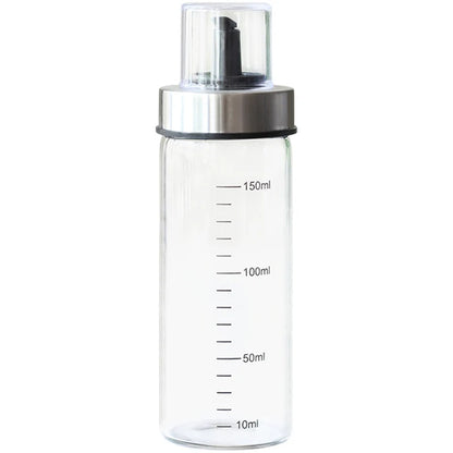 DecorBites™ Leak Proof Glass Condiment Bottle Set, 150/300/450ml