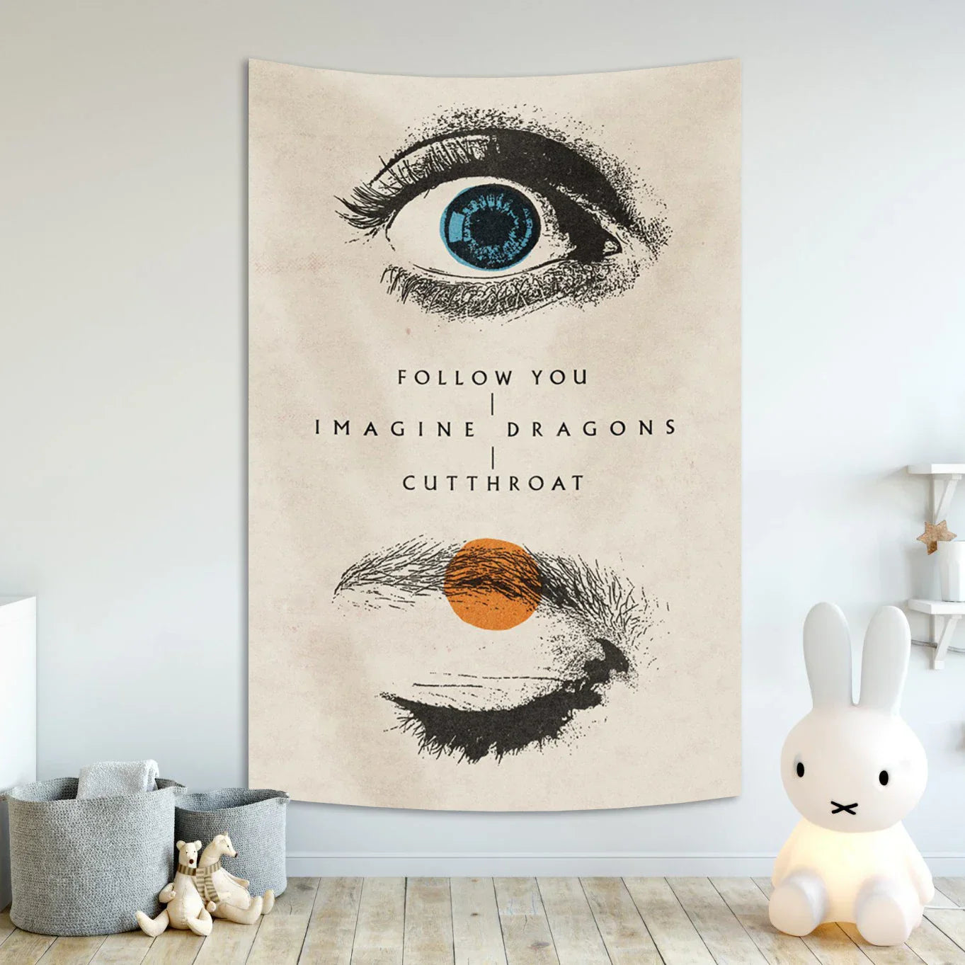 DecorBites™ Imagine Dragons Band Poster Tapestry Rock Singer Wall Art Banner Decoration