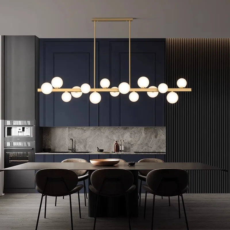 White Scandinavian LED Fixture