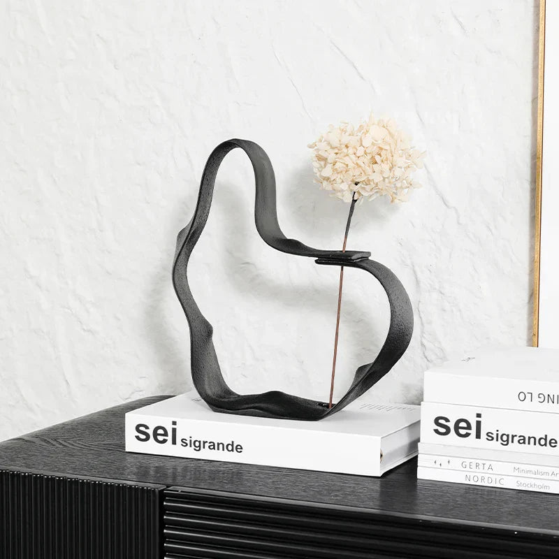 DecorBites™ Geometric Hollowed-out Resin Ring for Home Decor & Flower Arrangement