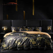 Gold Cotton Bedding Set