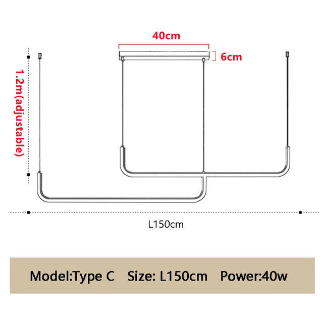Contemporary Dimmable Pendant Light