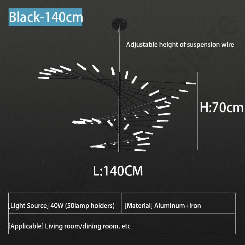 Luxury Firework Pendant Light