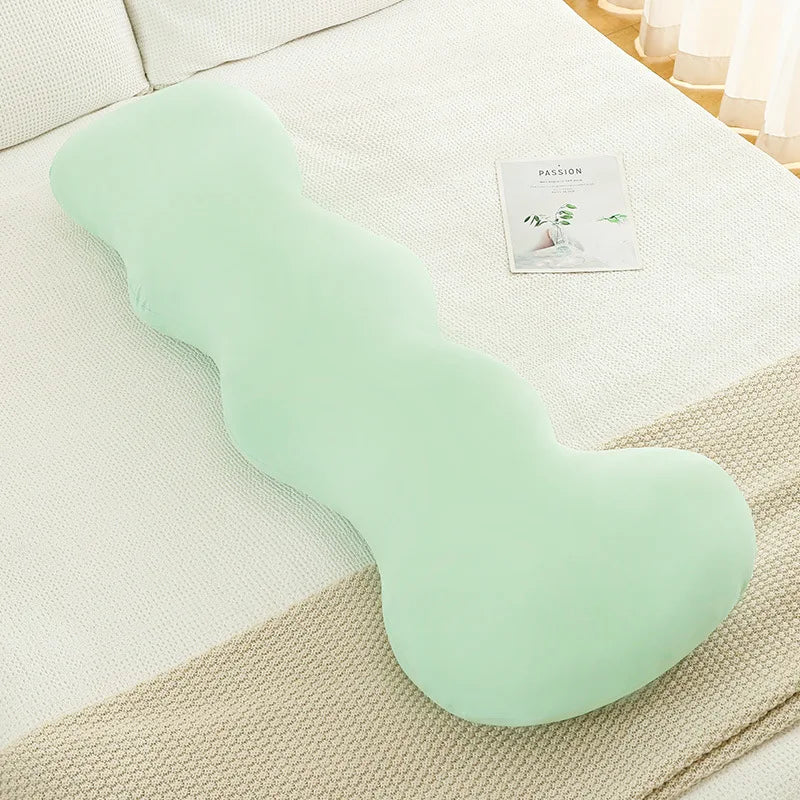 DecorBites™ Ice Cream Wavy Soft Plush Pillow for Girls Bedroom & Sofa