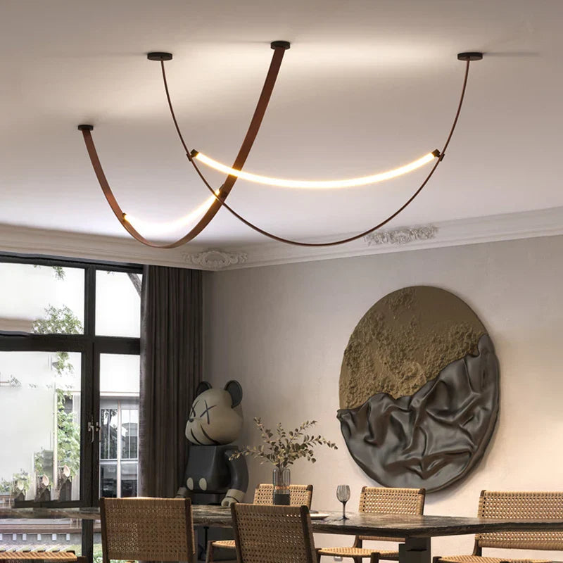 Leather Nordic LED Pendant