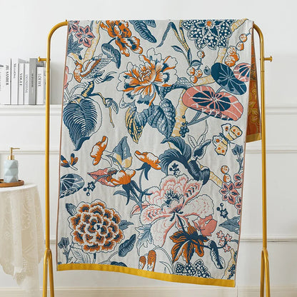 DecorBites™ Cotton Gauze Bath Towel - Large Size 90x180cm