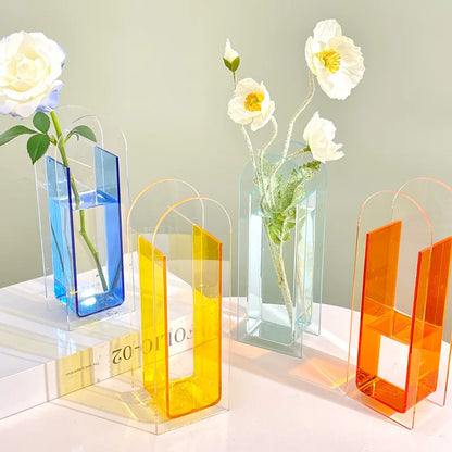 Acrylic Vase Transparent Decoration