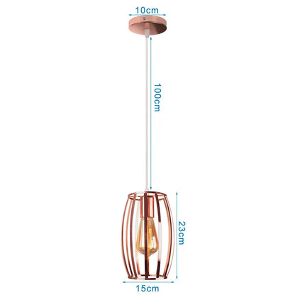 DecorBites™ Industrial Retro Loft LED Pendant Light for Home Living Room Kitchen
