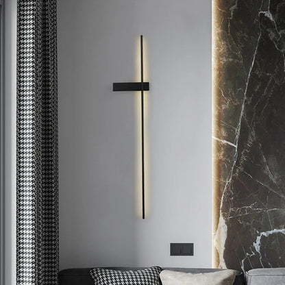 DecorBites™ Copper Wall Lamp: Modern Minimalist Sconce for Living Room and Bedroom