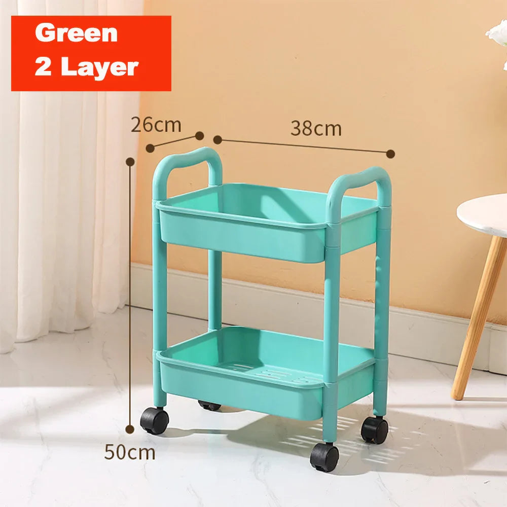 Metal Rolling Storage Cart