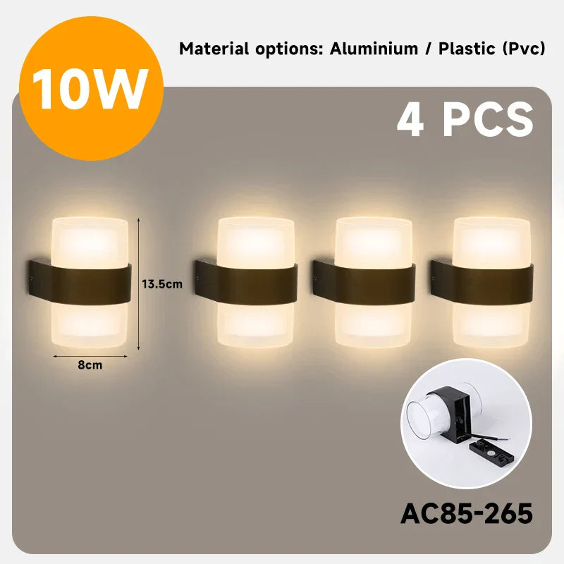 DecorBites™ LED Facade Wall Light for Home and Garden Decor, Waterproof Stair Luminaire