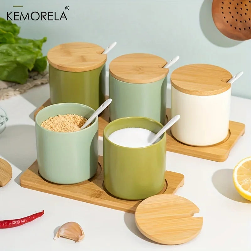 Ceramic Retro Seasoning Set