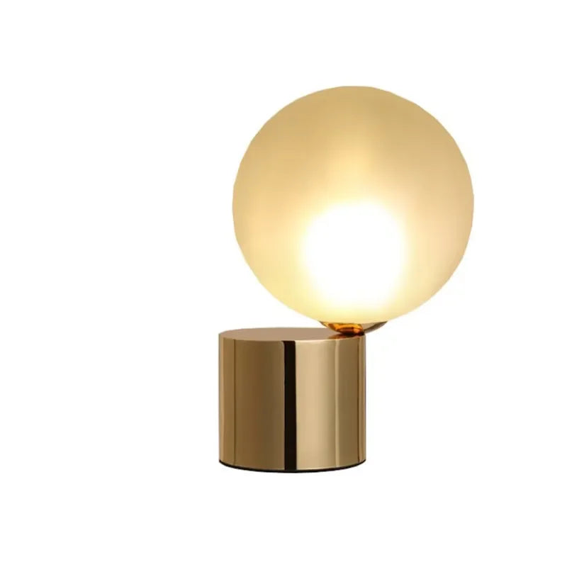 DecorBites™ Glass Ball Table Lamp for Bedroom Study Hotel, Nordic Modern Decorative Bedside Light
