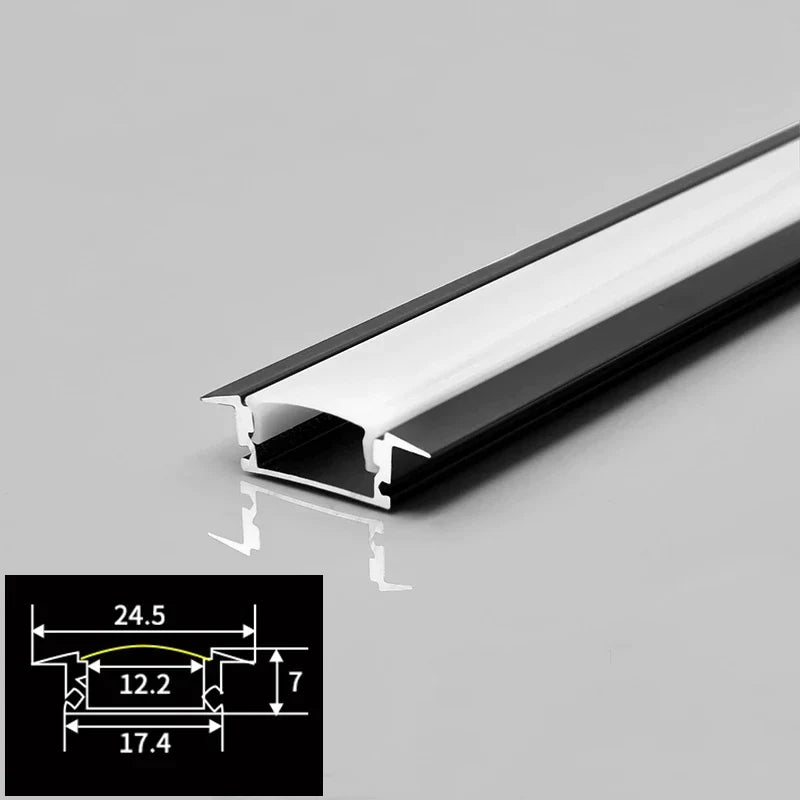 Aluminum Recessed Bar Light