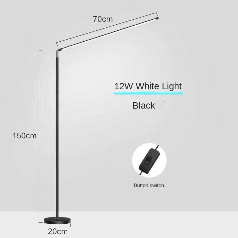 Aluminum Minimalist Floor Lamp