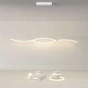 Nordic LED Pendant Light 100cm Dimmable Remote