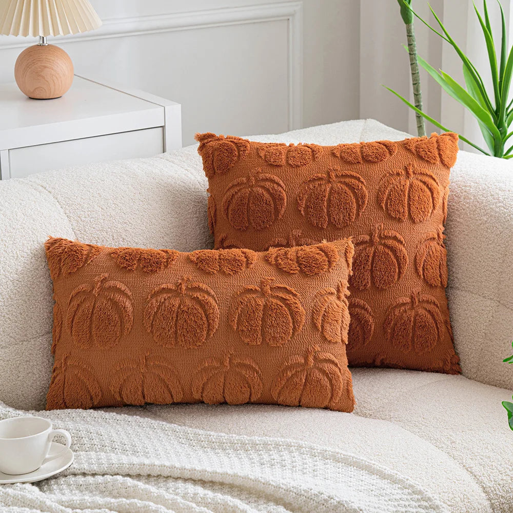 Plush Halloween Cushion Cover