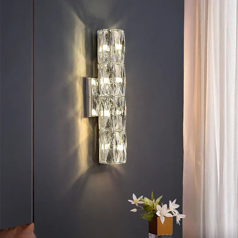 Gold Crystal Nordic Sconce
