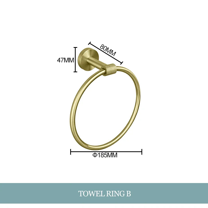 Gold Bathroom Hardware Set