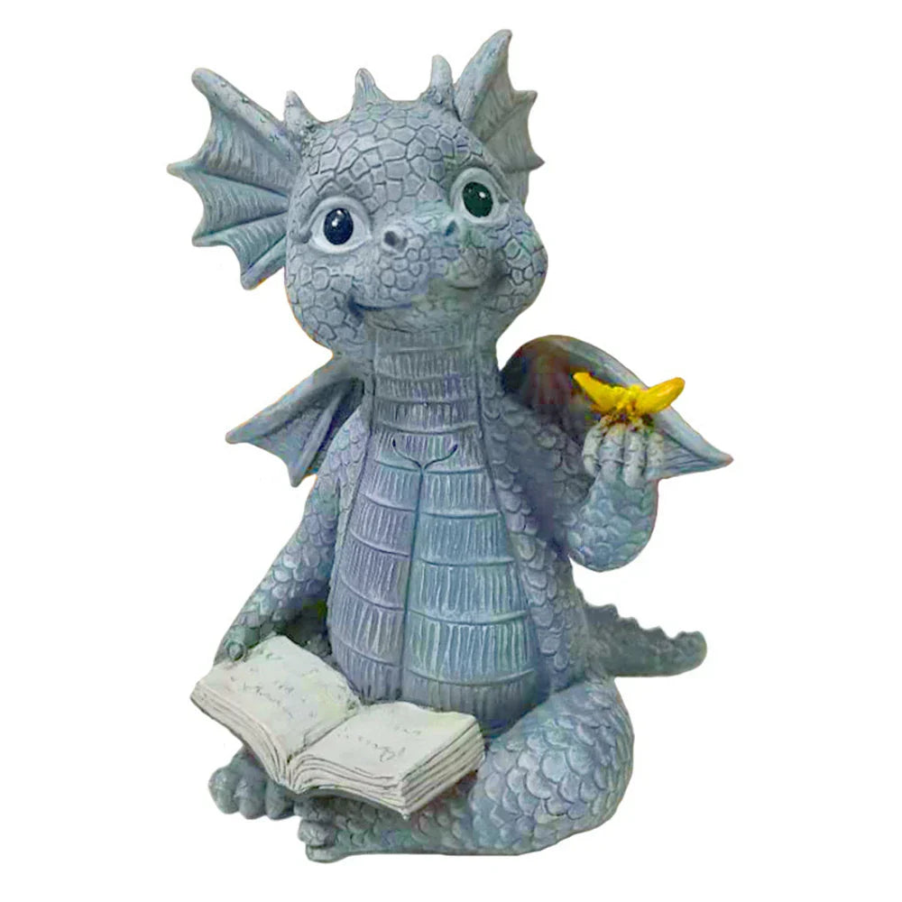DecorBites™ Dino Garden Sculpture - Fun Dinosaur Decor for Yard, Wall & Windows