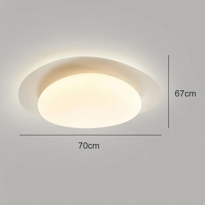 DecorBites™ Cream Style Cobblestone Ceiling Light for Master Bedroom